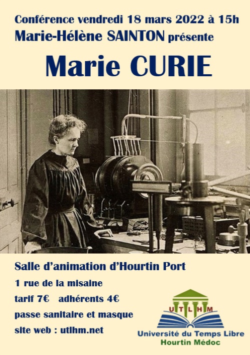 Conférence de Marie-Hélène Sainton
