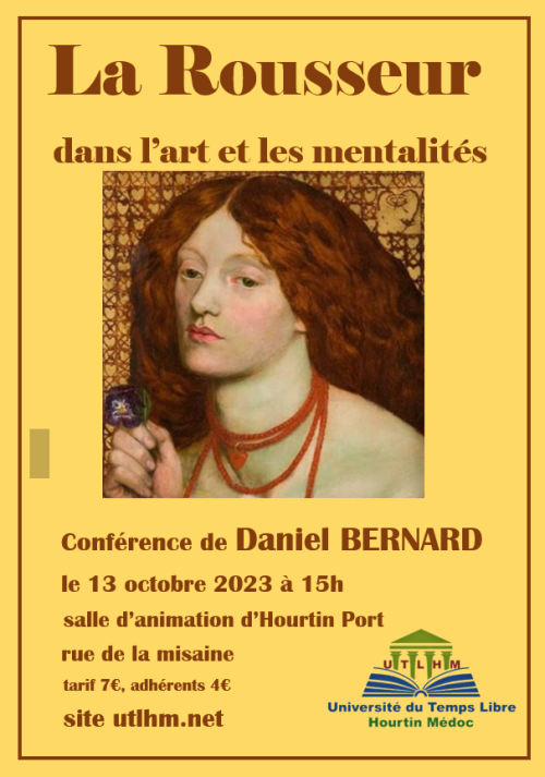 Conférence de Daniel  Bernard
